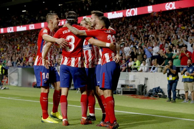 Atlètic de Madrid celebracio gol Barça   EFE