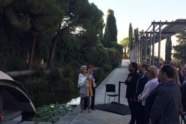 PDeCAT ofrana floral Companys Albert Acin