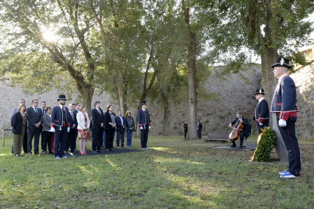 Puigdemont, Forcadell Colau homenatge Companys Laura Gòmez
