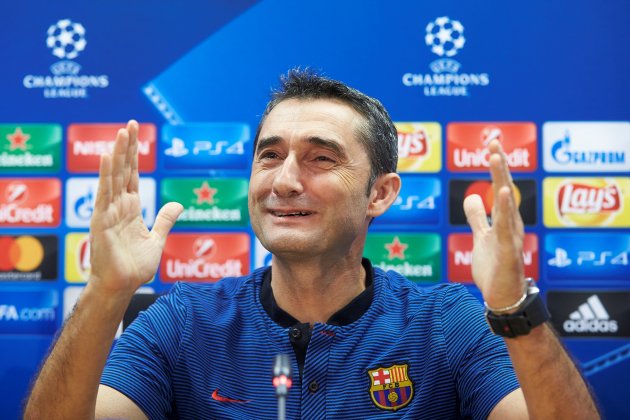 Ernesto Valverde Barça Champions League Efe