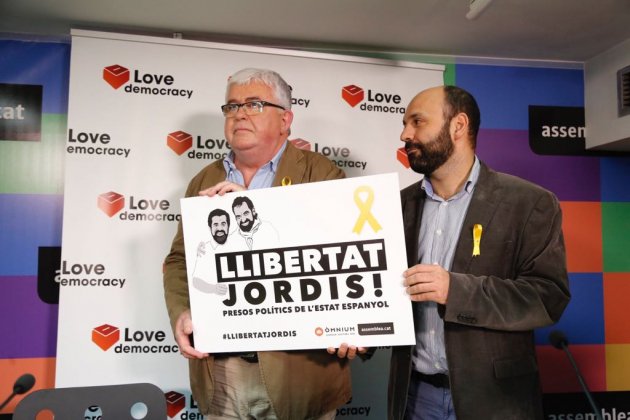 cartell llibertat jordis mauri alcoberro anc omnium - sergi alcazar cartell llibertat jordis mauri alcoberro anc omnium - sergi alcazar