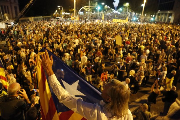 Manifestación apoyo|soporte Sanchez Cuixart - Sergi Alcàzar