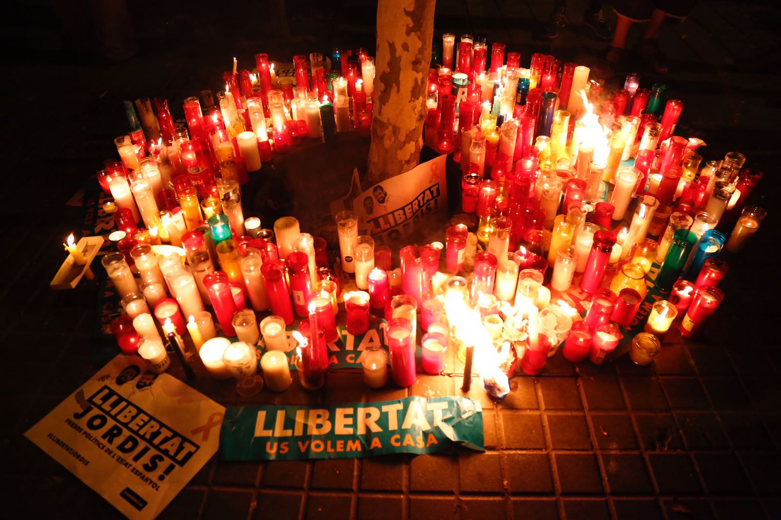 VÍDEO: L'ANC recorda que fa un mes de l'empresonament dels Jordis