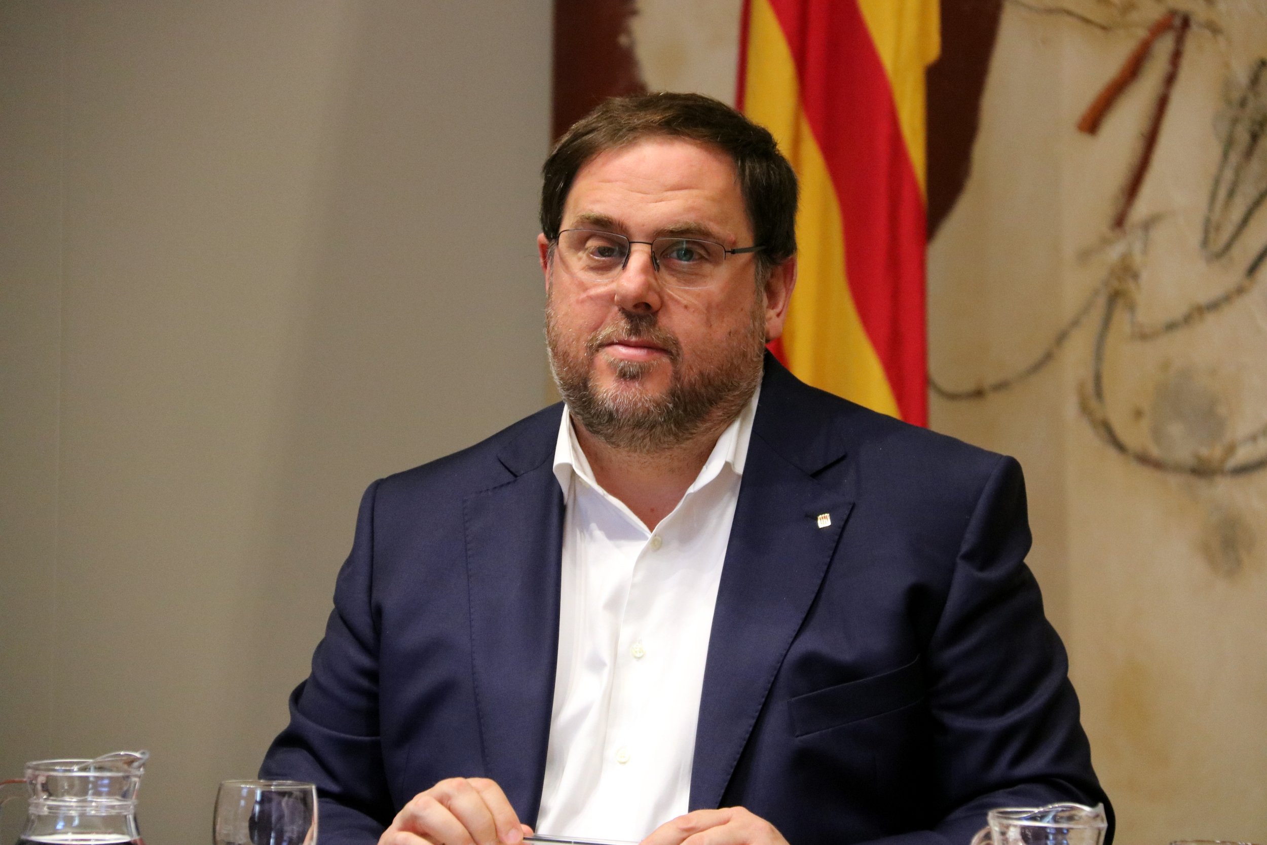 Vice-president Junqueras sends a letter from prison to the editor of 'El Nacional'