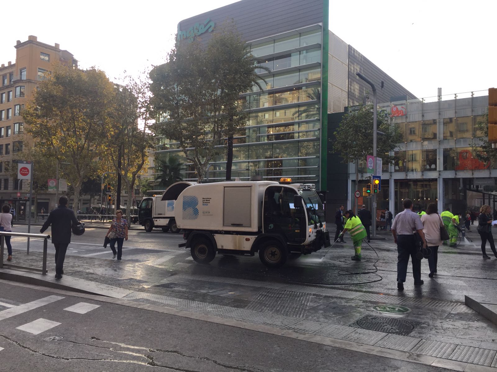 Reabierta completamente la circulación en la Diagonal
