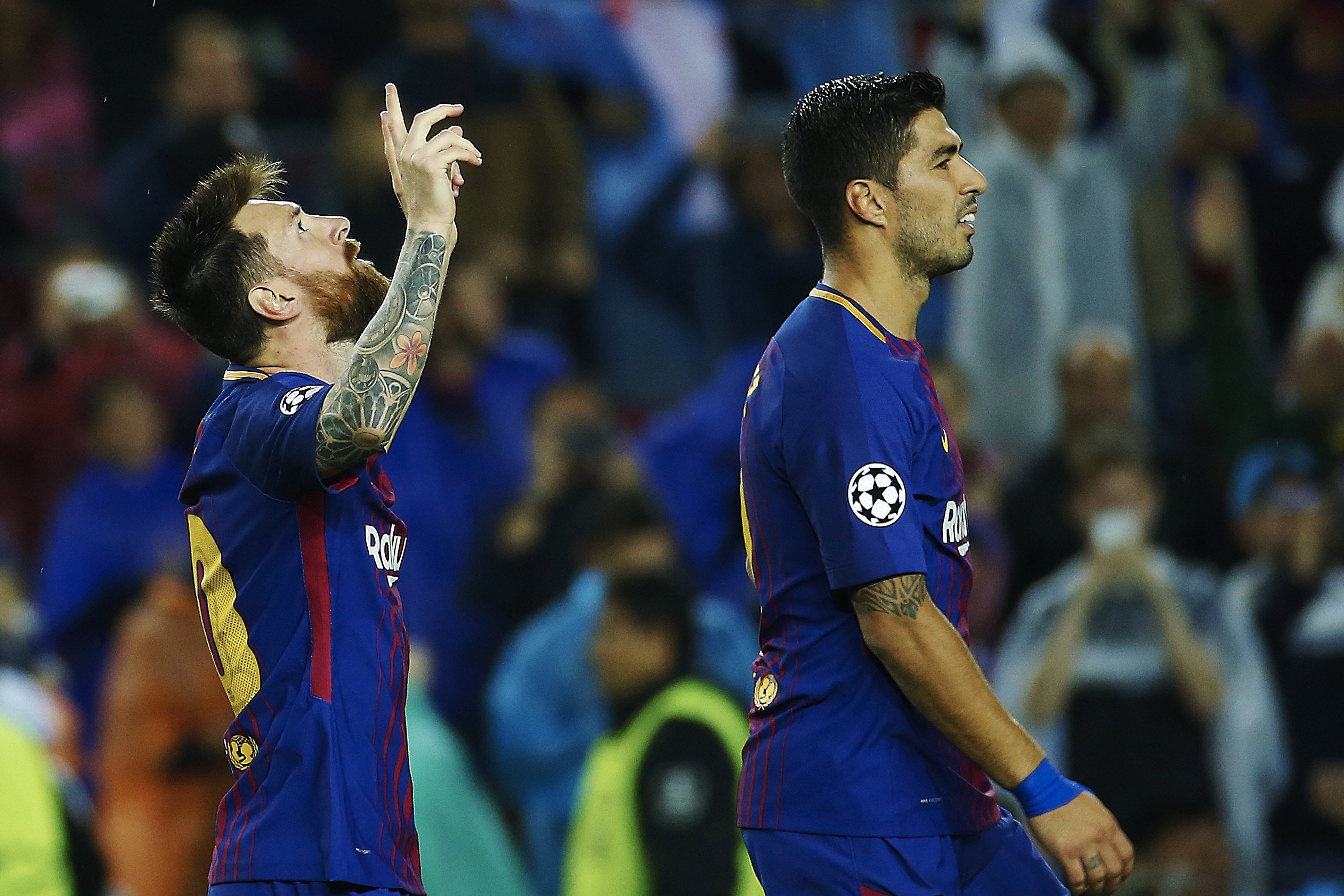 Messi se libera para ser centenario en Europa (3-1)