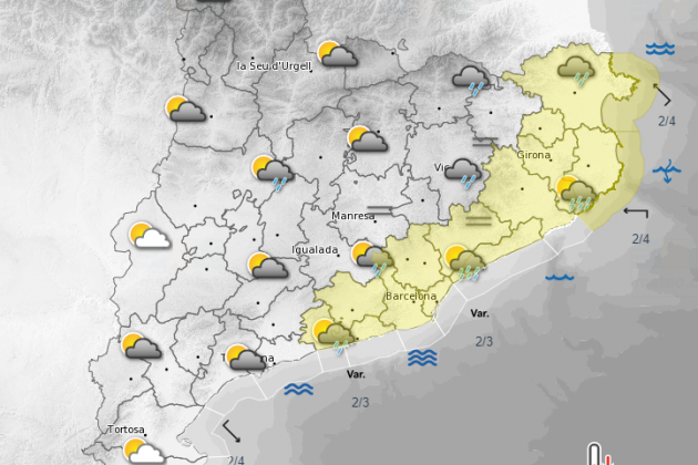 meteo temps - meteo.cat
