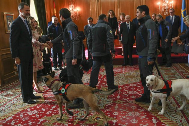 Letizia con perros 2 GTRES