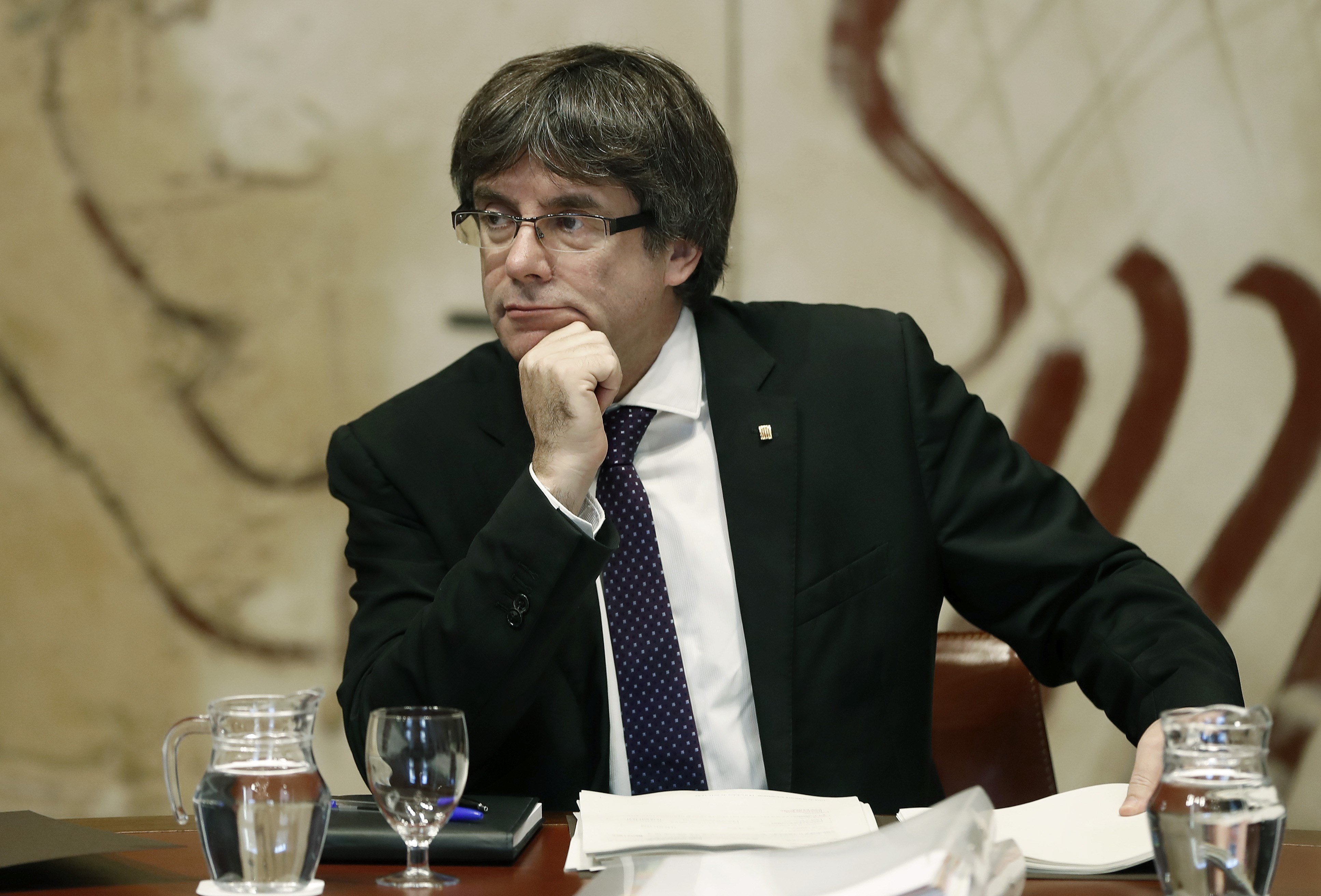 Puigdemont als diputats de JxSí: "Si convoco, aturarem el 155"