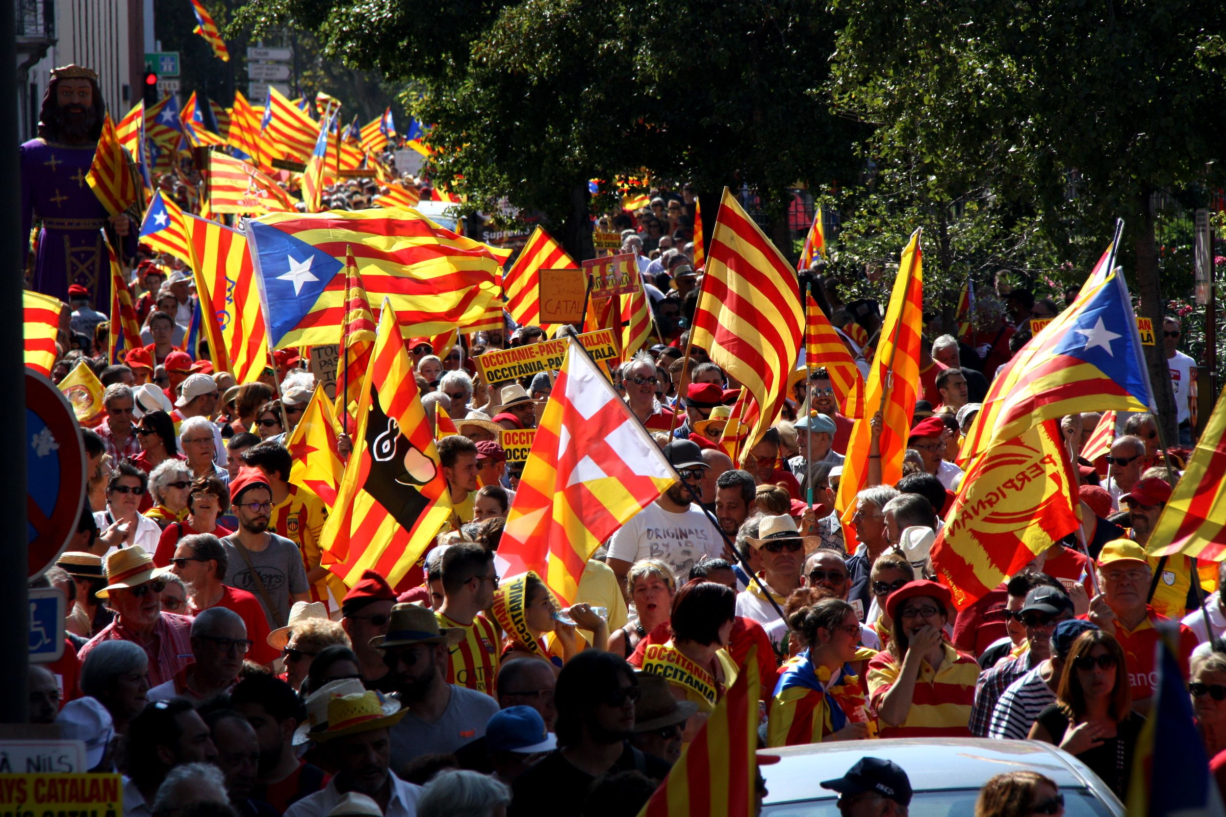 Manifestació històrica a la Catalunya Nord