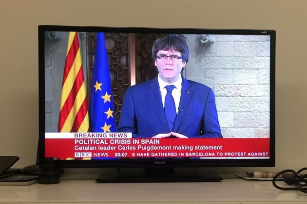 BBC discurso Puigdemont 21 O