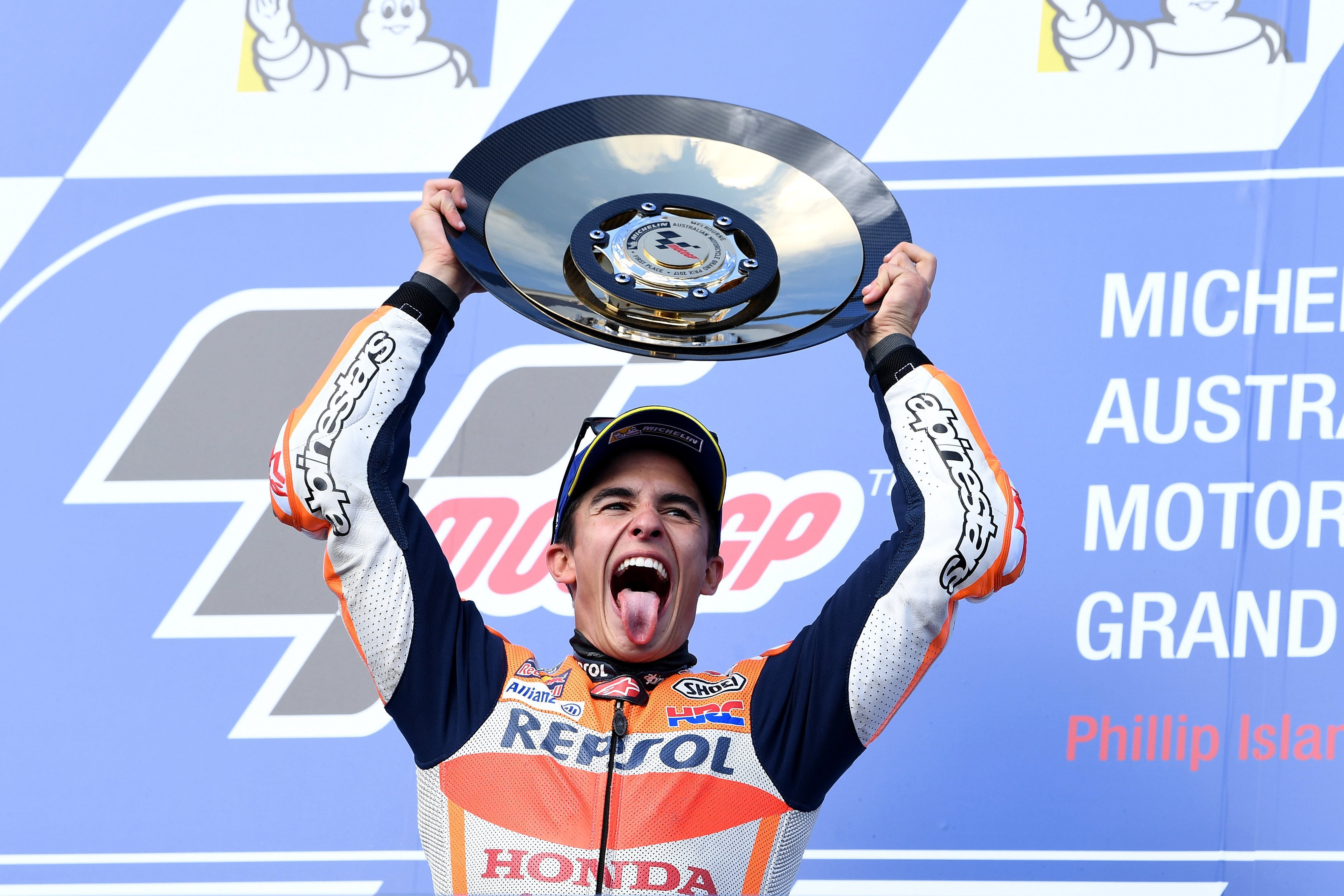 La curiosa celebración de Márquez después de ganar un nuevo Mundial