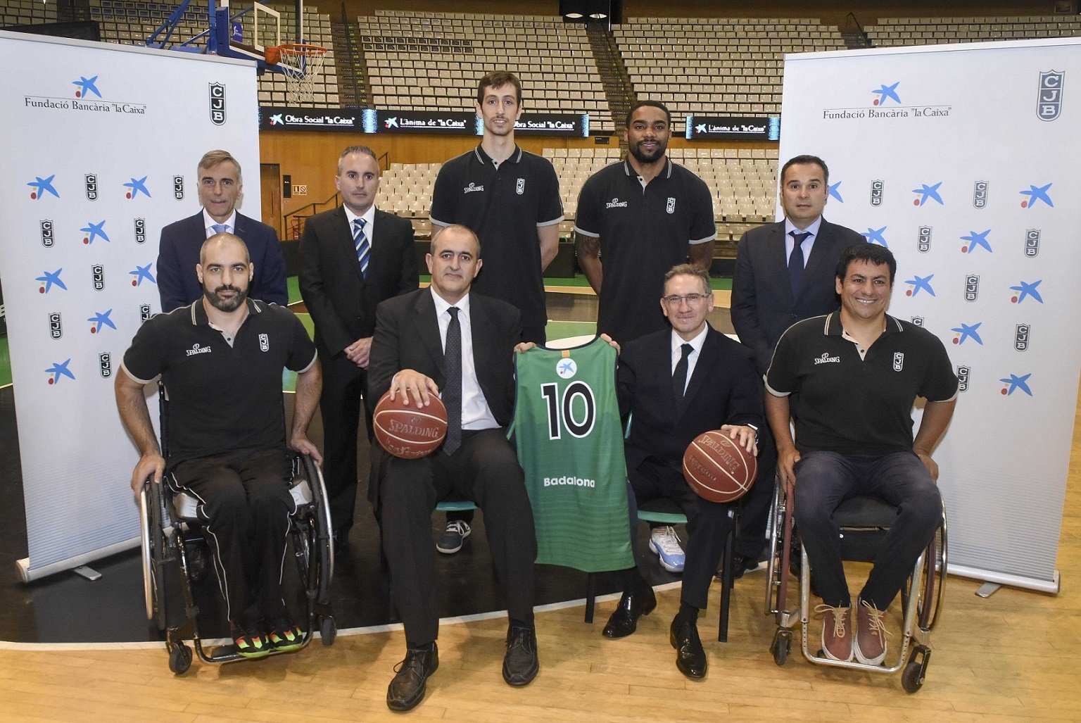 La Caixa y el Joventut acuerdan impulsar el baloncesto como motor de integración social