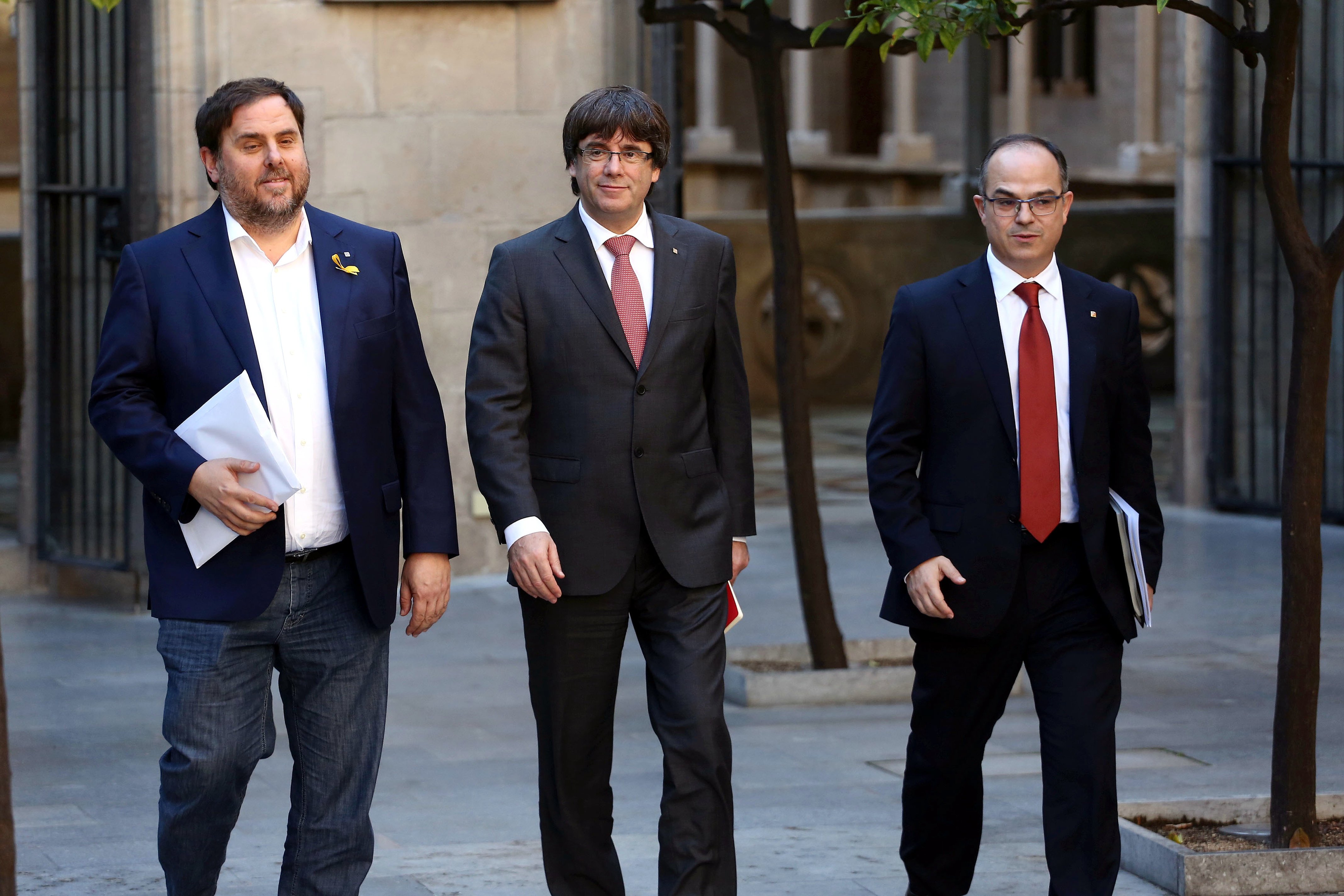Puigdemont aborda amb Junqueras la negativa de Rajoy a aparcar el 155