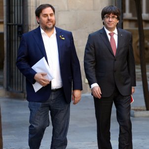 Junqueras, Puigdemont i Turull / ACN Junqueras, Puigdemont i Turull / ACN