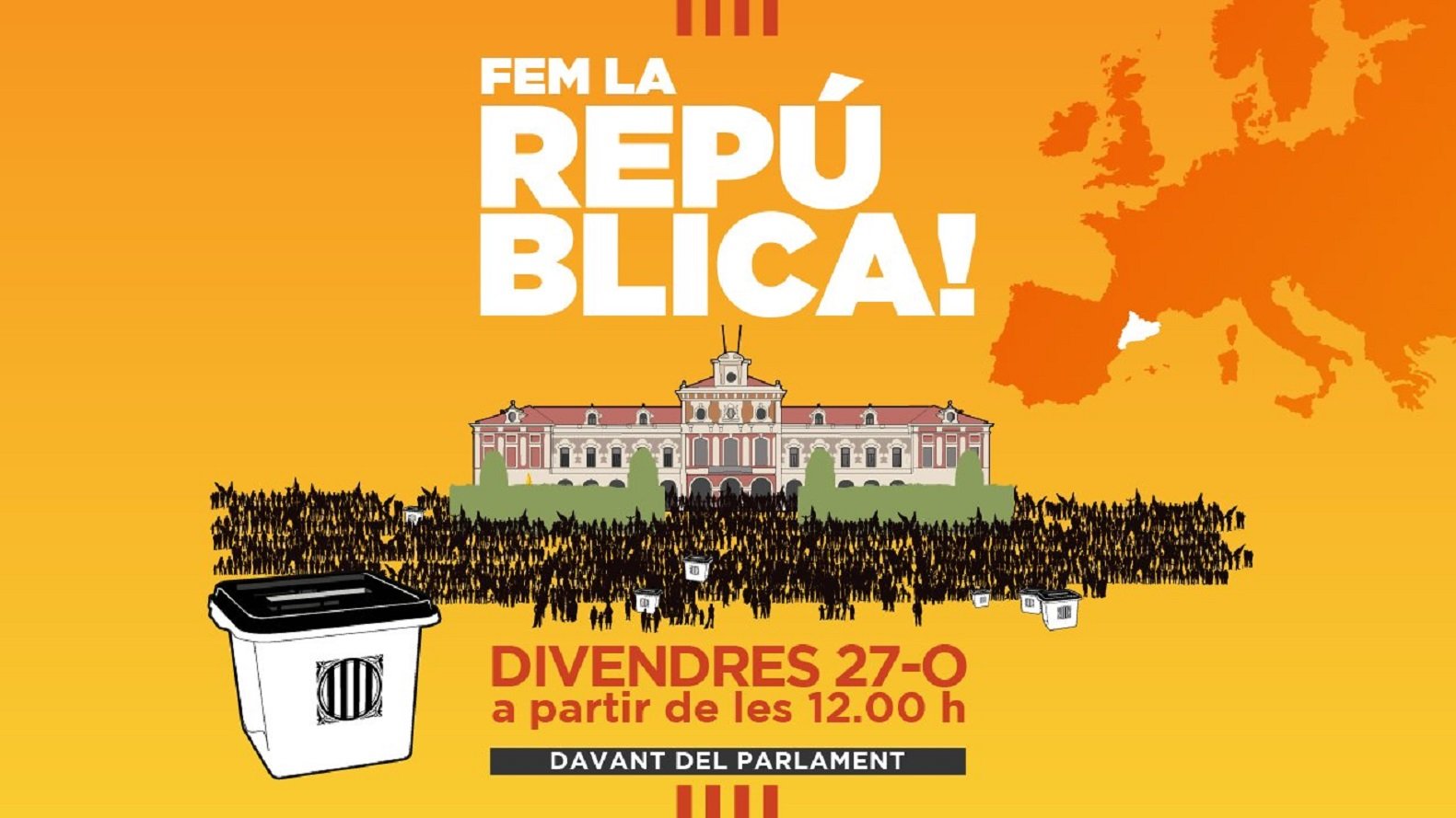 La ANC convoca la ciudadanía ante el Parlament el viernes a las 12 horas