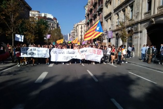 Manifestació estudiants / GN