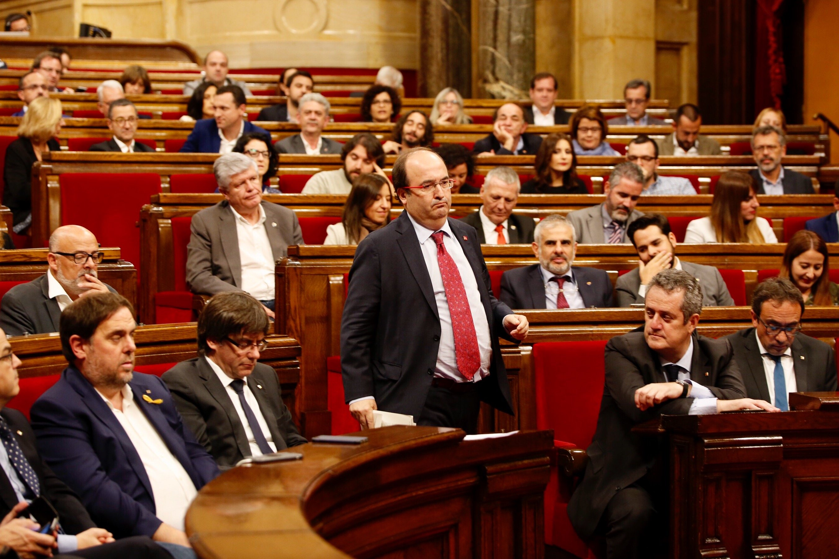 Iceta, a Puigdemont: "Si mañana quiere ir al Senado, me encontrará a su lado"