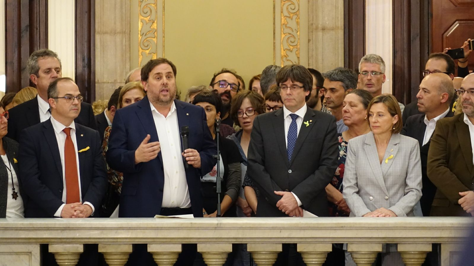 Junqueras apela a los valores universales para justificar la República ante el mundo