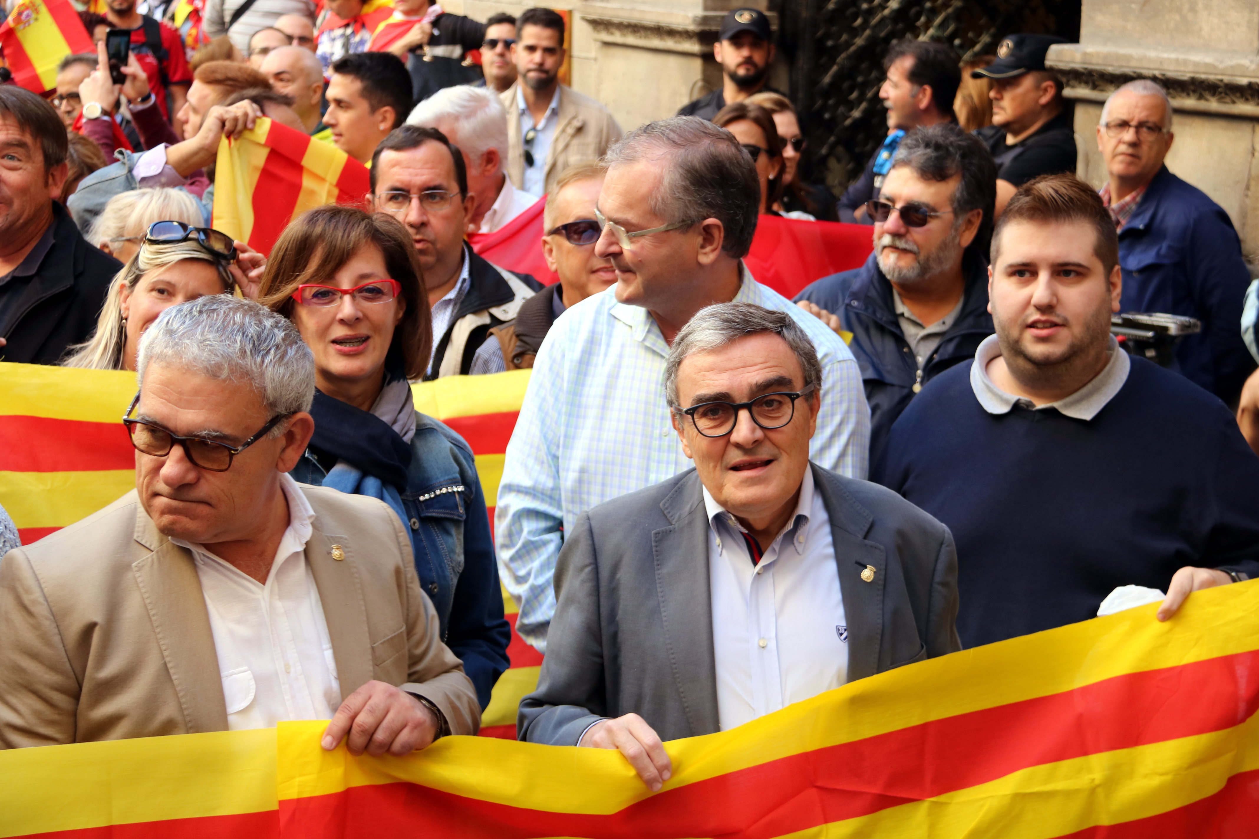 Ros encabeza una manifestación de SCC en Lleida