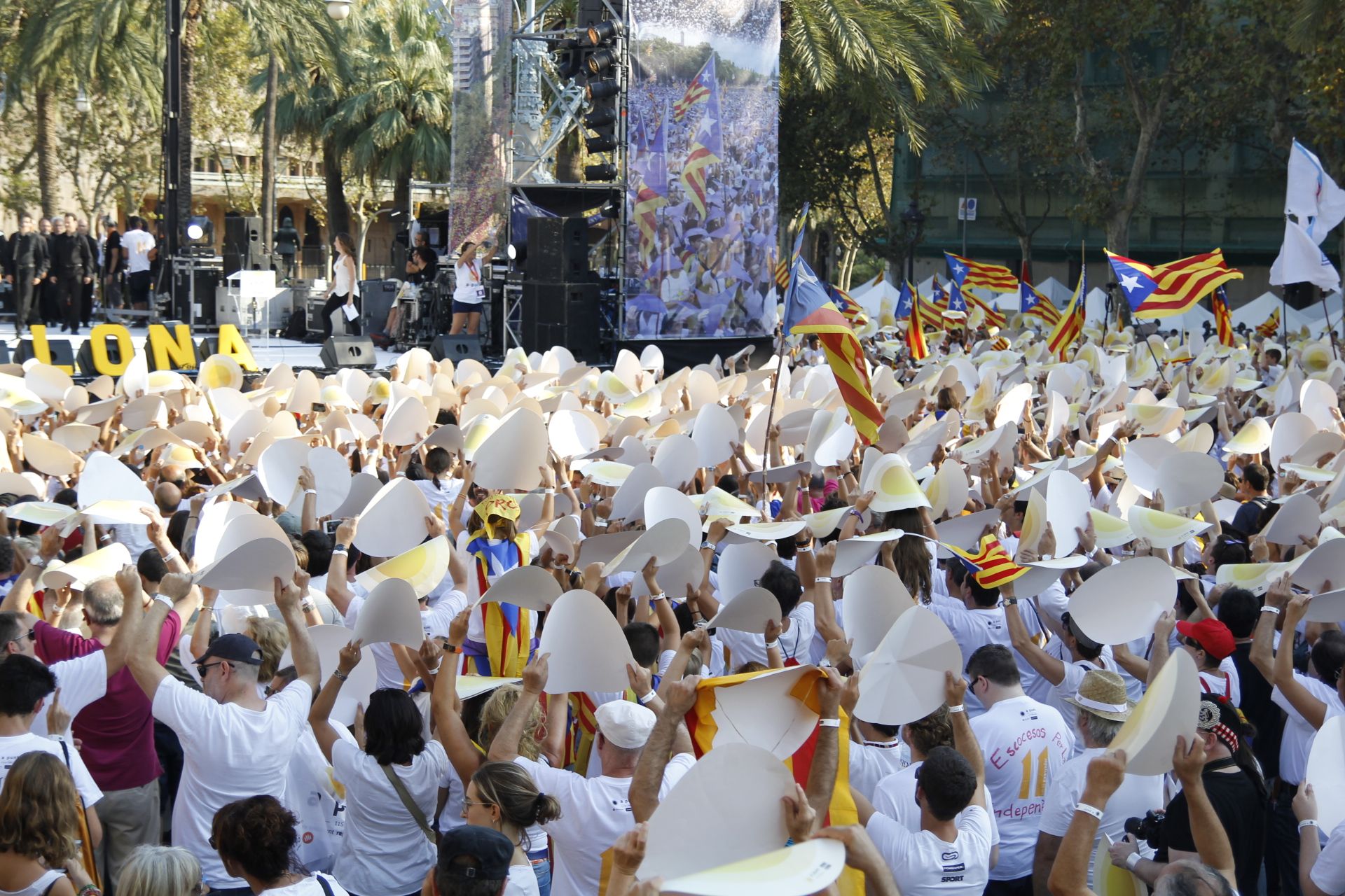 Catalunya batega per la independència