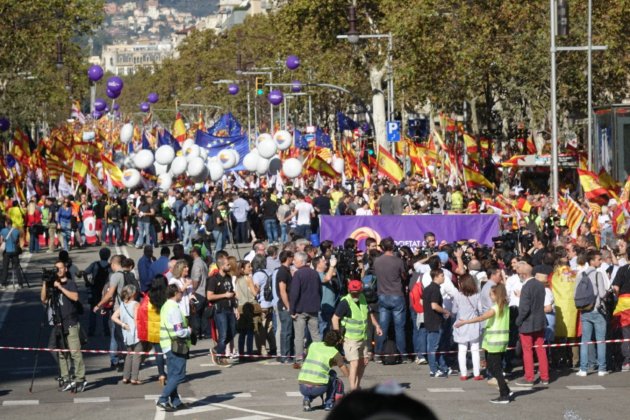 Manifestació unionista 29 O Roberto Lázaro Manifestació unionista 29 O Roberto Lázaro