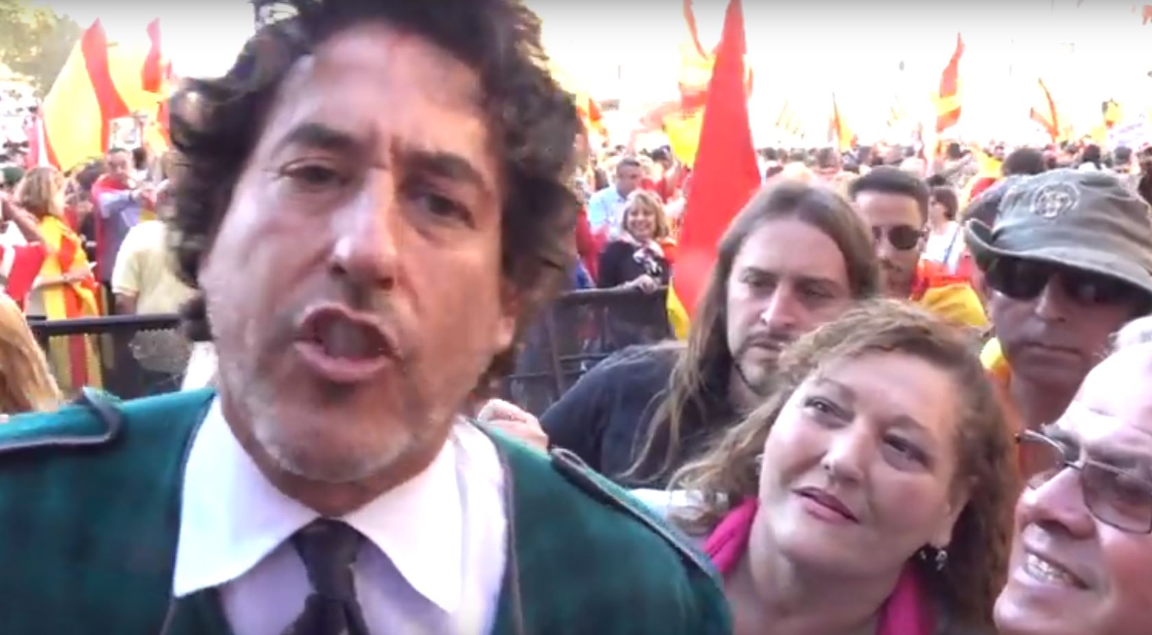Vídeo: Álvaro de Marichalar, indignat amb els Mossos