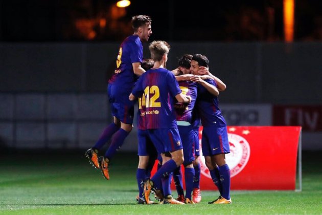FCB Juvenil A gol Olympiakos UEFA Youth League   FCB