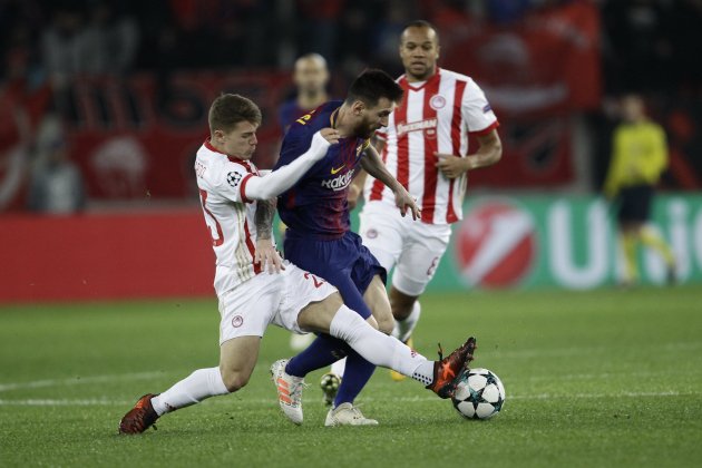 Leo Messi Olympiakos Grecia   EFE