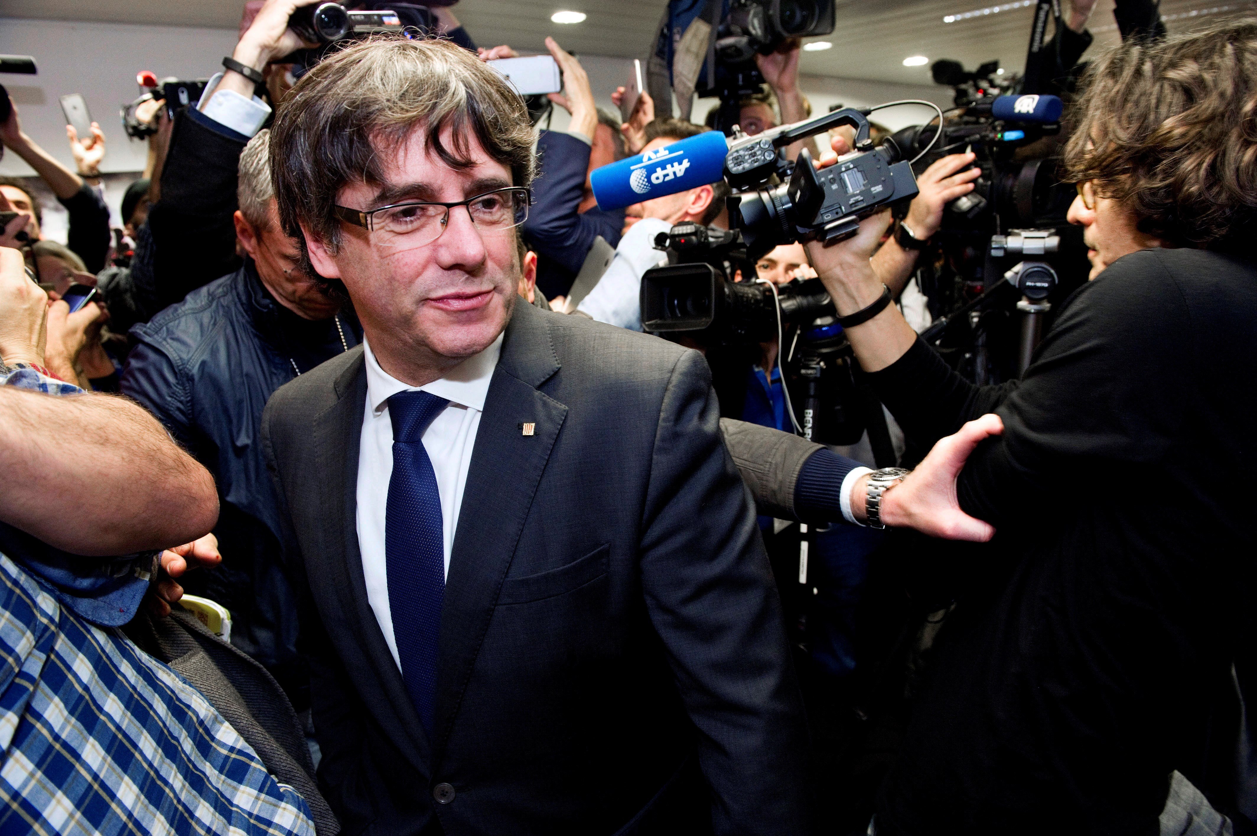 Lawyer says Puigdemont won't go to court in Madrid, proposes declaration from Brussels