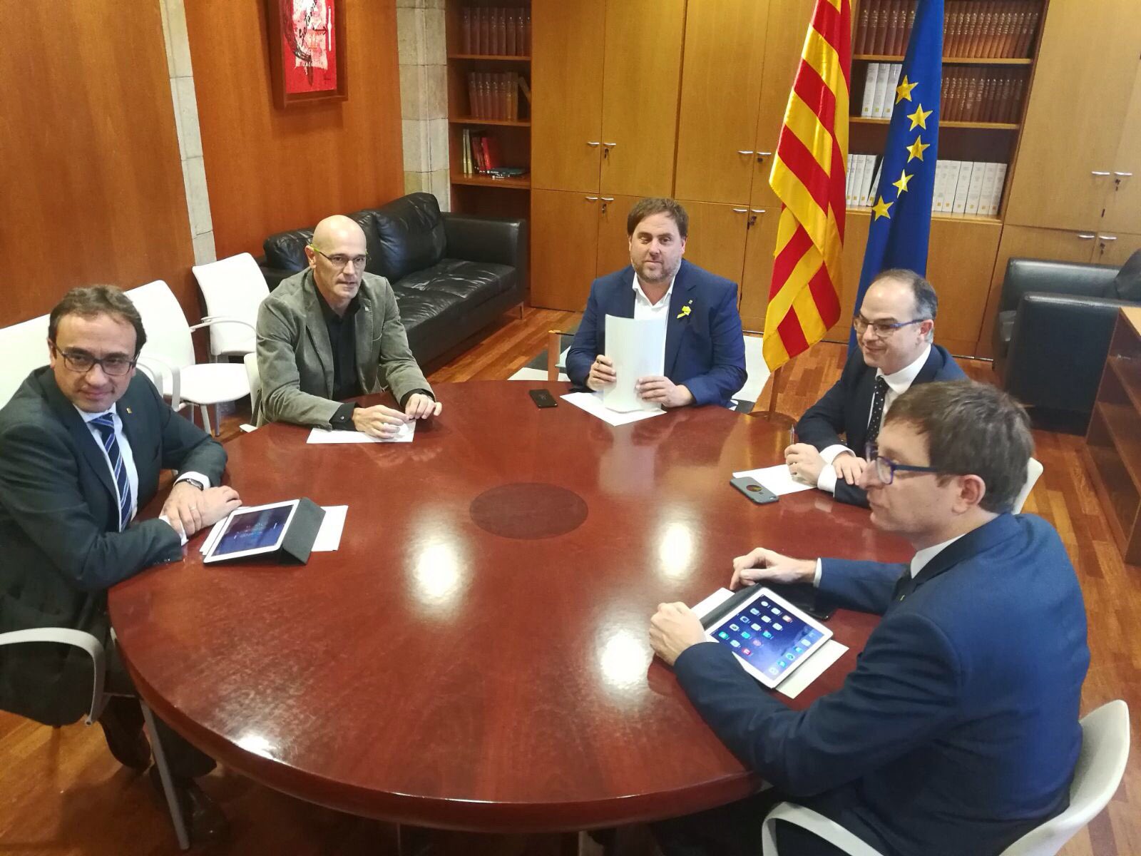 Junqueras y los consellers que están en Catalunya irán a declarar a la Audiencia Nacional