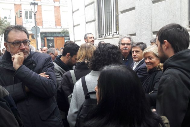 Politics a Madrid a l'entrada Audiencia Nacional / MV