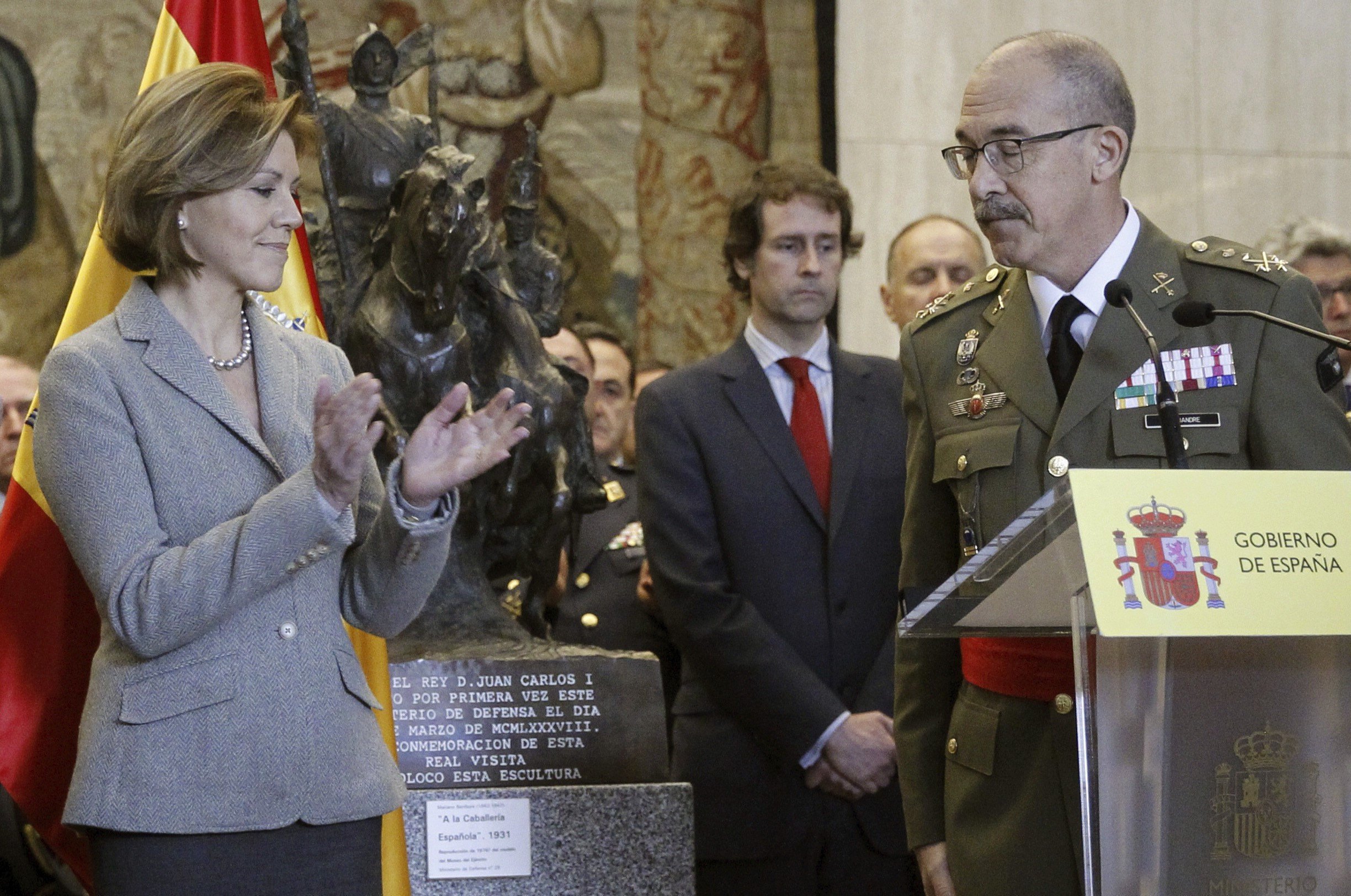 El ejército, dispuesto a actuar en la crisis catalana, “el mayor desafío” a la democracia