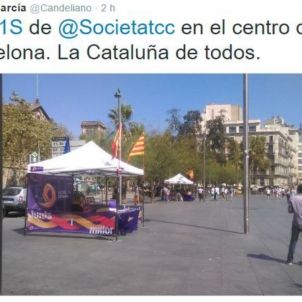 La soledat de SCC durant la Diada