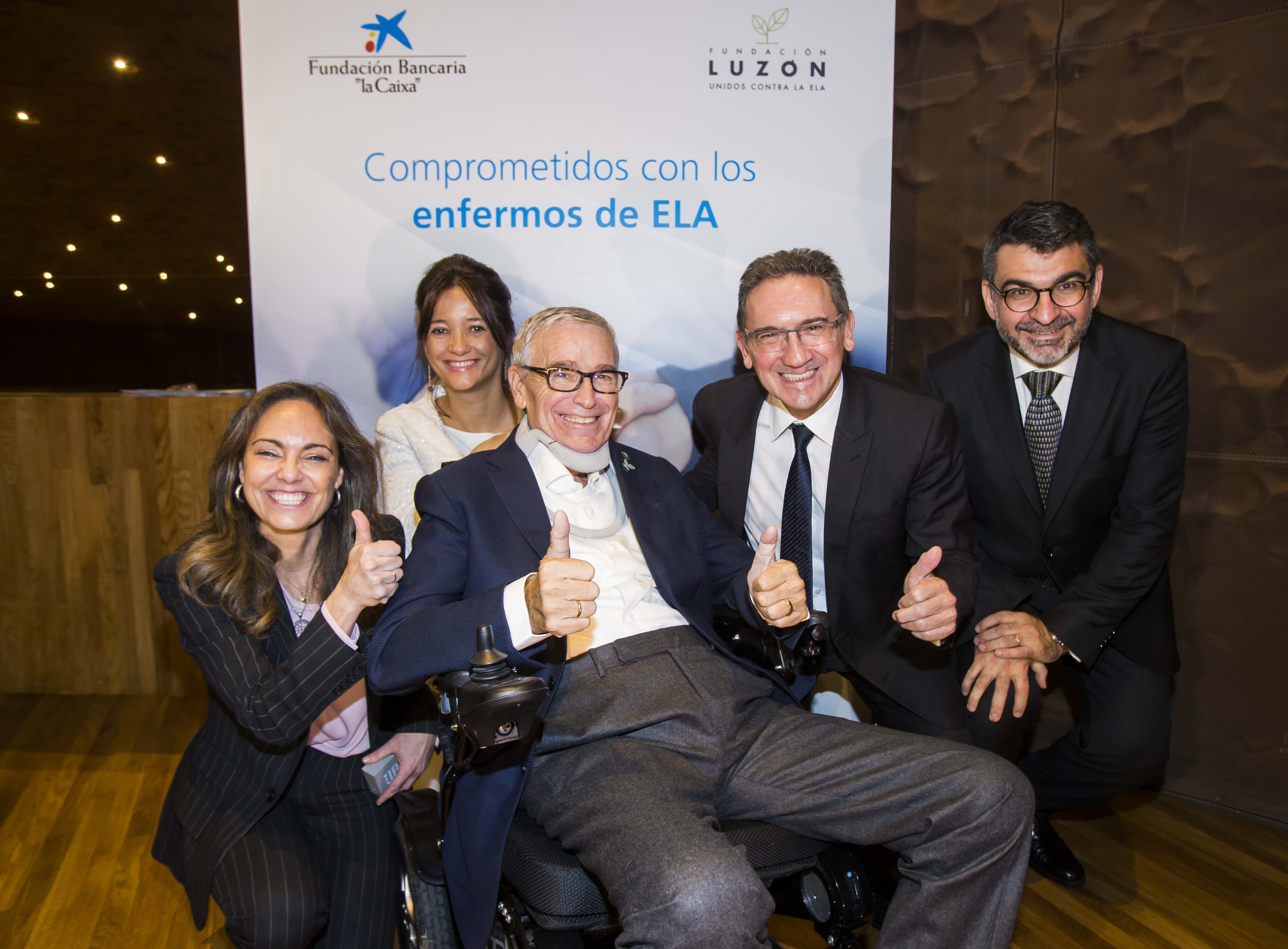 La Caixa y Fundación Luzón destinan 3 millones de euros a investigar el ELA