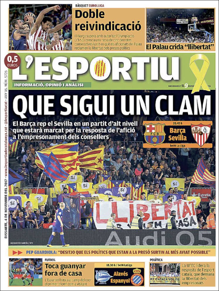 L'Esportiu Portada 04 11 2017