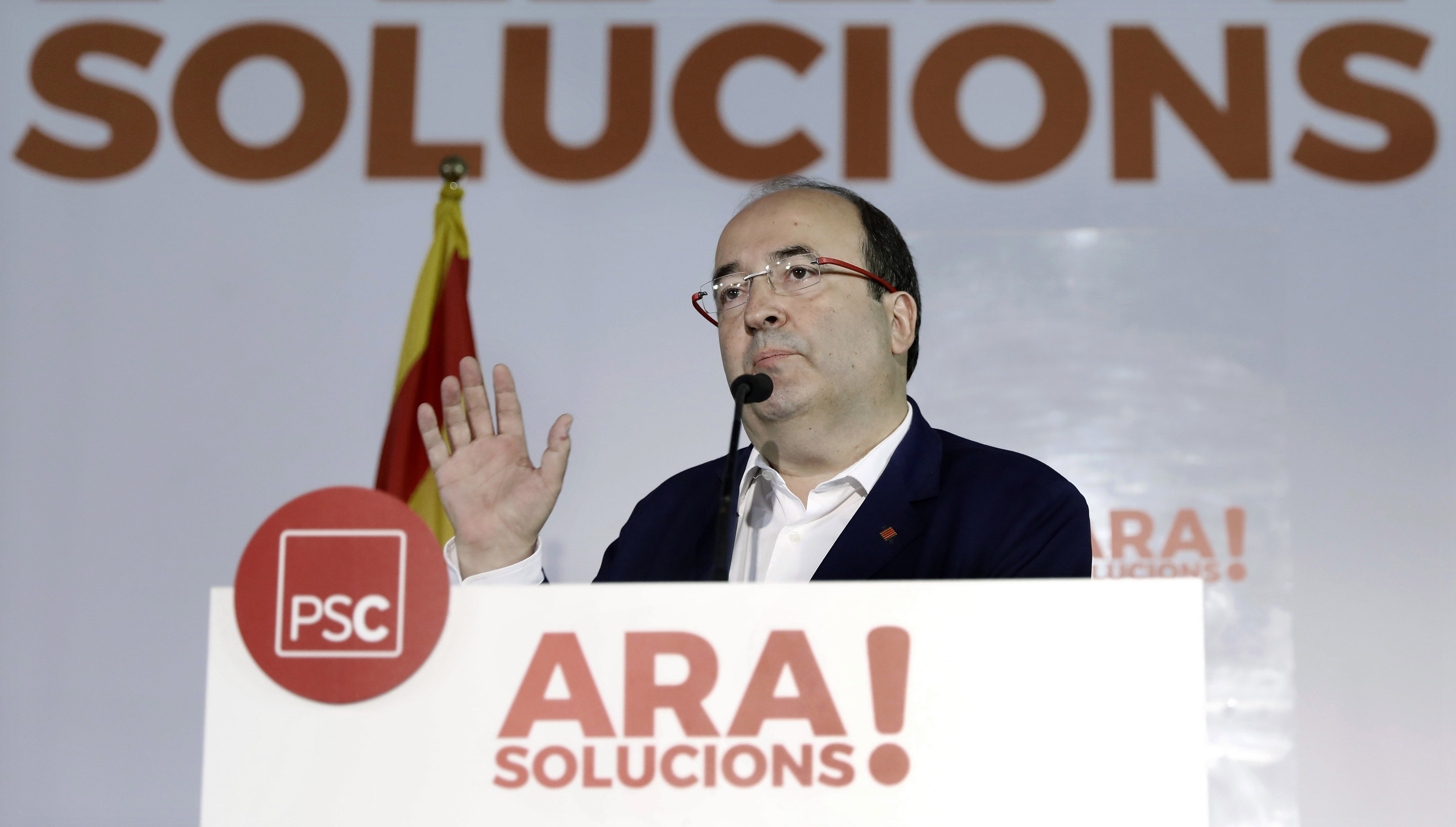 Iceta no pactarà amb ERC: "Seria una contorsió antinatural"