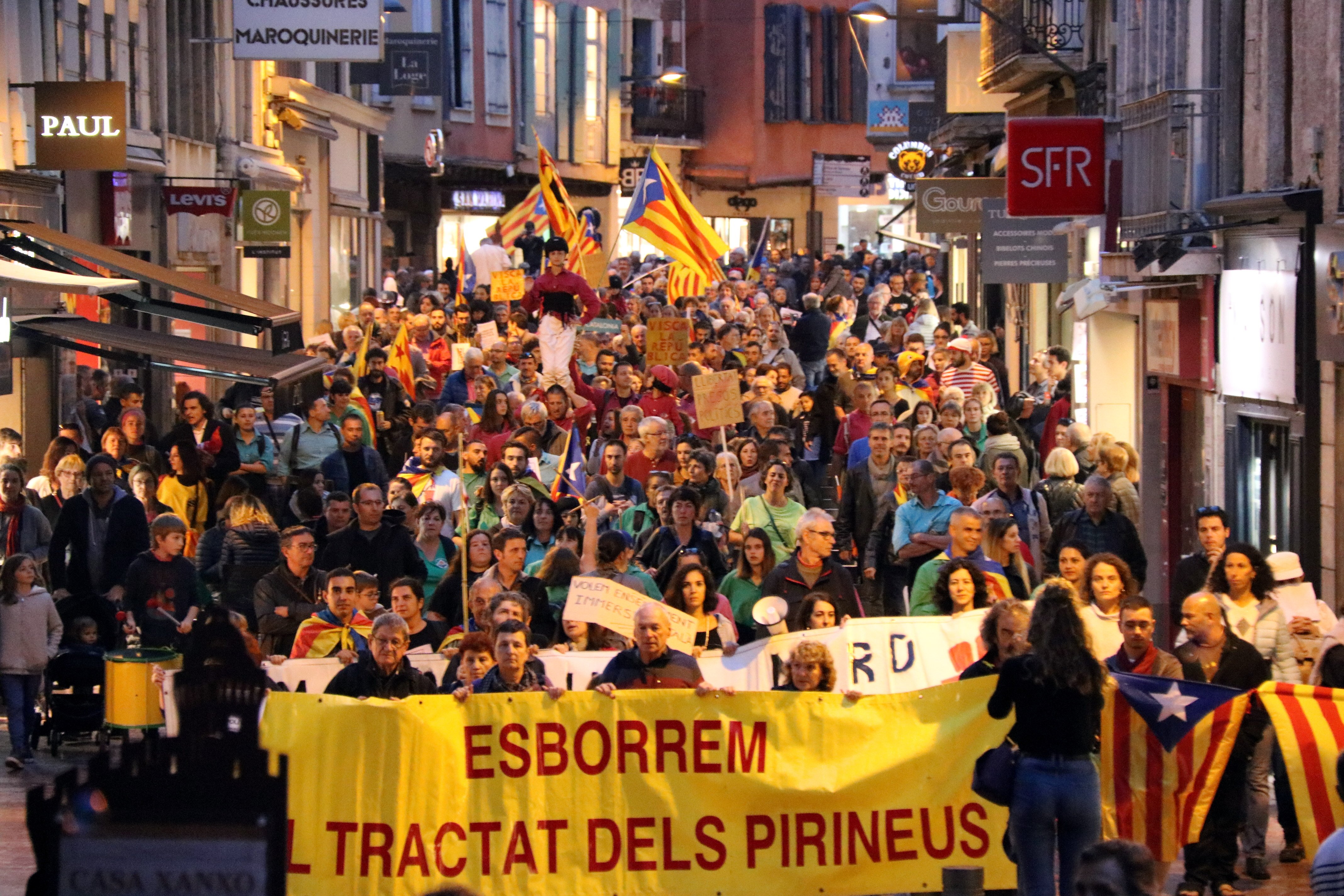 La Diada de la Catalunya Nord reúne a 3.000 personas en Perpinyà
