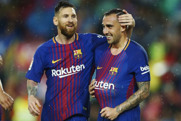 Paco Alcacer Leo Messi Barça Sevilla EFE