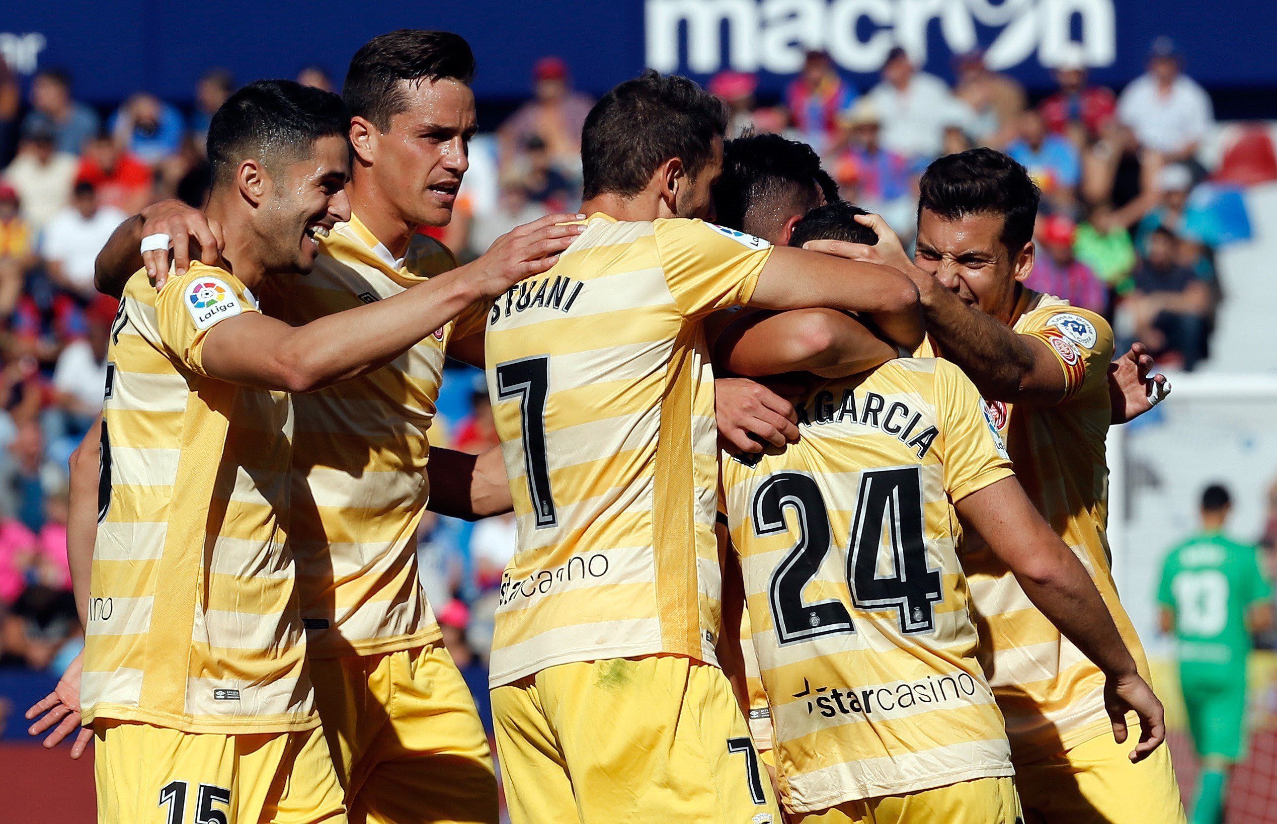 El Girona se hace grande en Primera (1-2)
