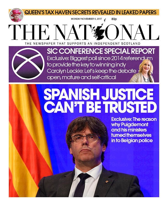 'The National': "No es pot confiar en la justícia espanyola"