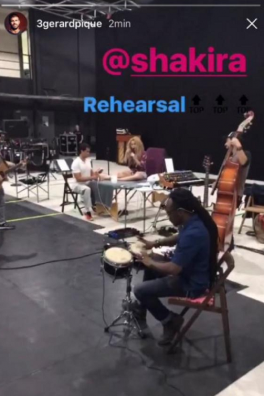 Pique ensayo shakira