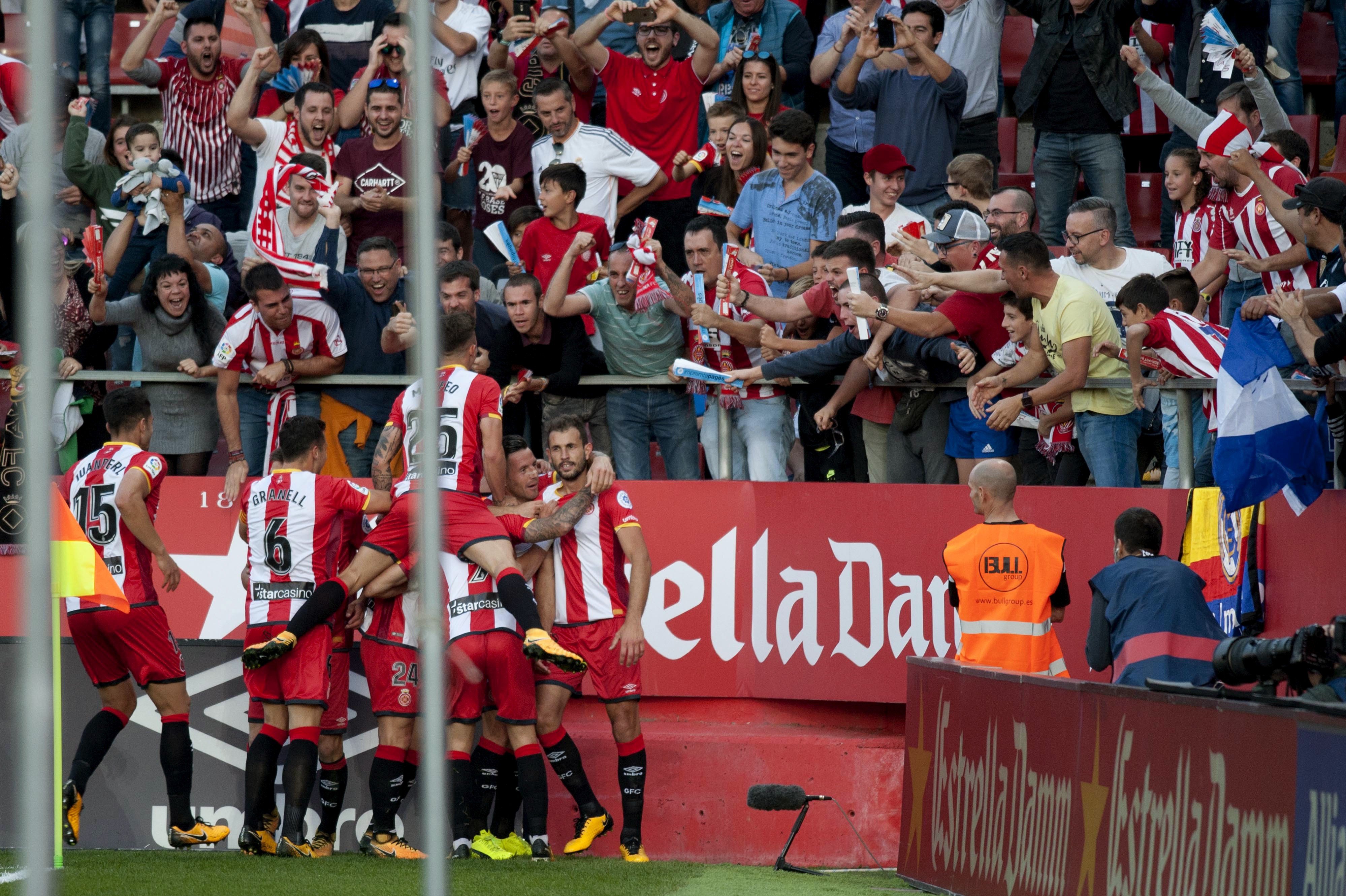 El Girona consigue el tercer mejor debut catalán en Primera