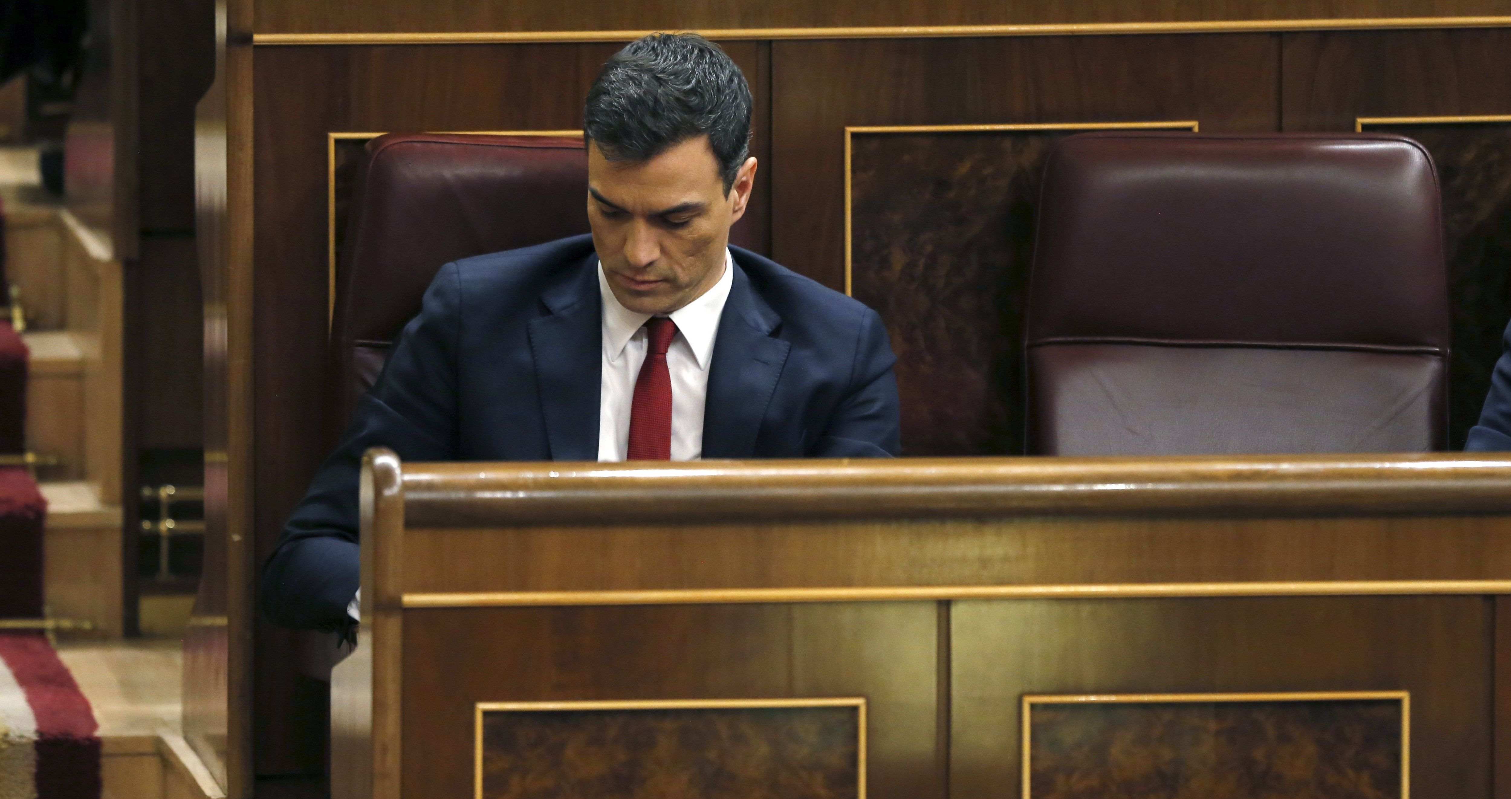 Sánchez fracasa en la investidura