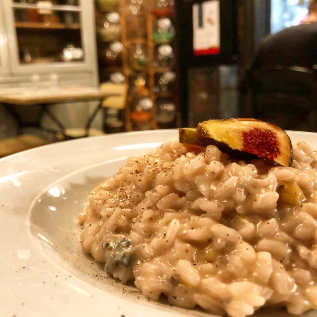 Risotto de gorgonzola con higos preview