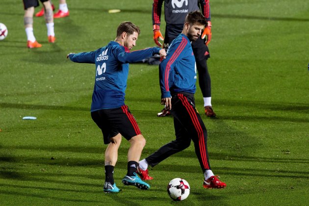 Sergio Ramos Gerard Piqué selecció espanyola EFE Sergio Ramos Gerard Piqué selecció espanyola EFE