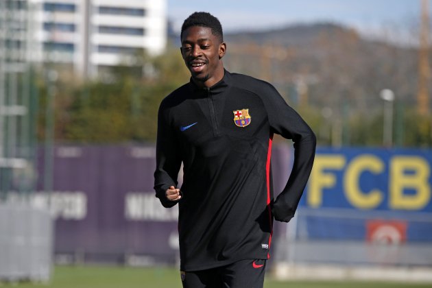 Ousmane Dembele entrenament Barça   FCB