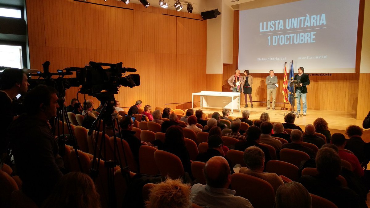 La lista unitaria se suspende para evitar una cuarta candidatura independentista