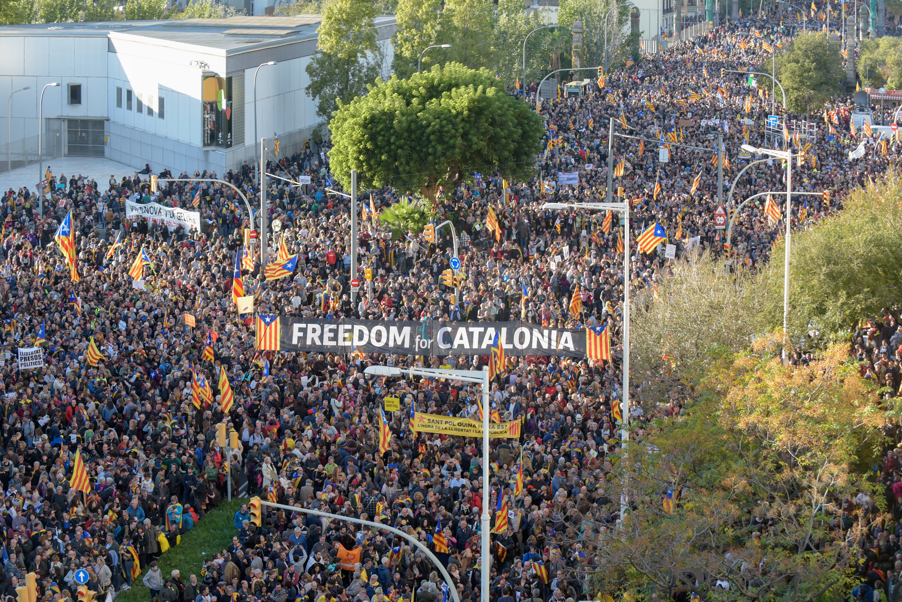 El vídeo de la ANC sobre la manifestación por los presos políticos