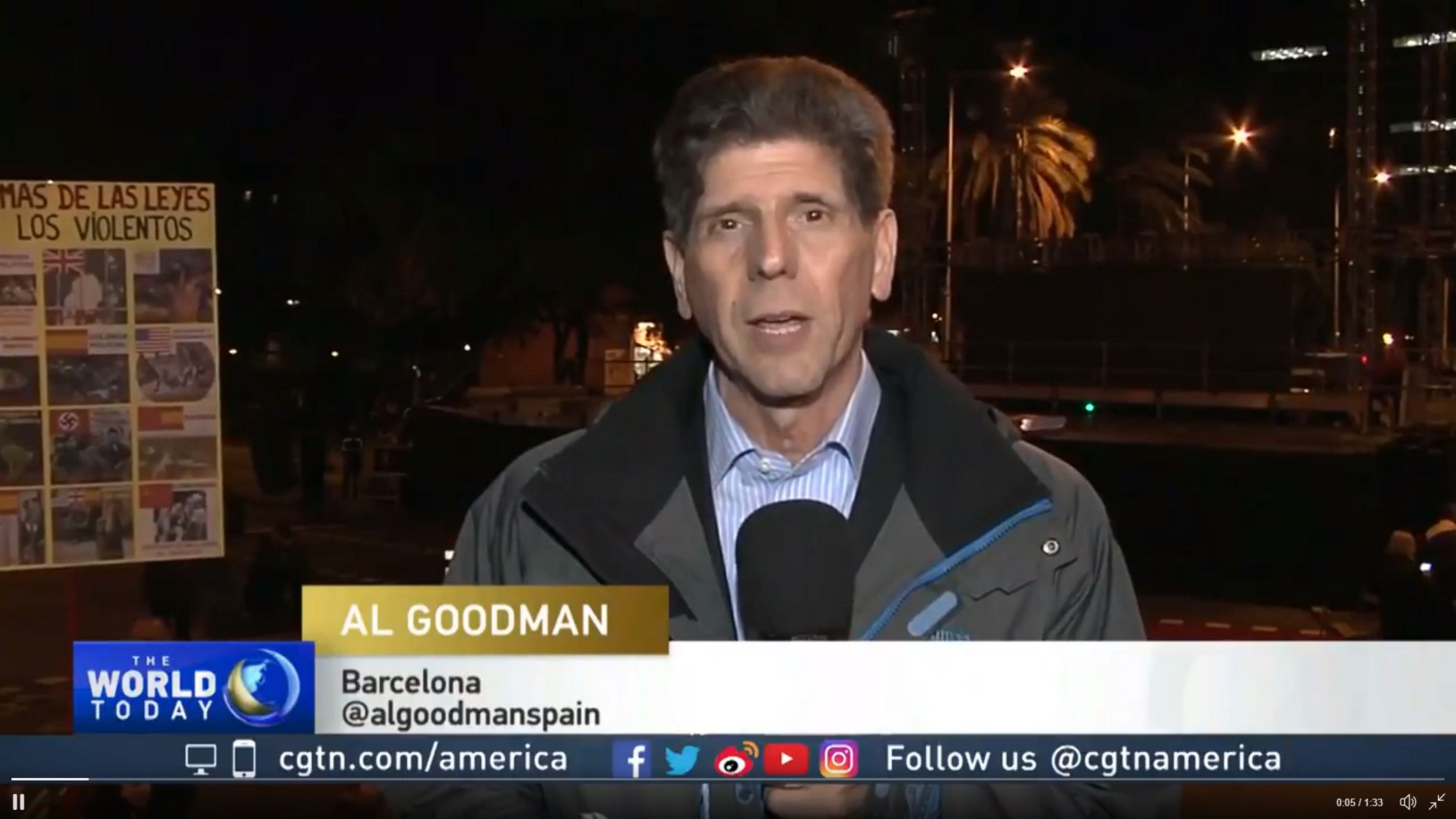 La manifestació pels presos arriba a la televisió xinesa